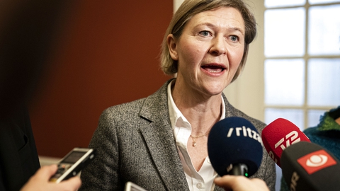 Josephine Fock blev taget køligt imod af folketingsgruppen som ny leder af Alternativet. Nu kan hun lune sig ved den bedste meningsmåling til Alternativet siden folketingsvalget. (Foto: Ida Guldbæk Arentsen/Ritzau Scanpix)