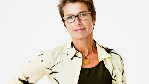 Pressefoto af Grete Christensen, formand for Dansk Sygeplejeråd