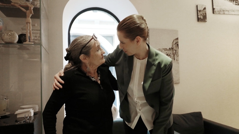 Statsminister Mette Frederiksen møder to danske jøder i Israel - Robert og Jytte i Jerusalem.