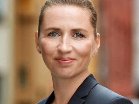 Pressefoto af Mette Frederiksen