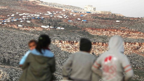 Om blot én generation vil verden skulle håndtere 200 millioner klimaflygtninge, mener Troels Stru Schmidt, der er formand for SF's internationale netværk. (Foto: Bakr Alkasem/AFP/Ritzau Scanpix)