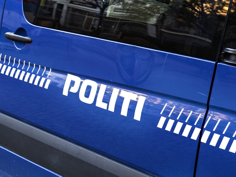 Det er uvist, hvorfor politiet er tilstede i Kongensgade i Esbjerg. (Arkivfoto)