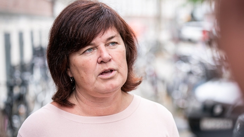 Retsordfører for SF Karina Lorentzen fortæller onsdag, at SF går ind for en rigsretssag mod Inger Støjberg (V). (Arkivfoto)