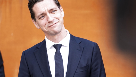 Boligminister Kaare Dybvad (S) til doorstep om ny grøn boligaftale i Transport- og Boligministeriet i København, tirsdag den 19. maj 2020. (Foto: Niels Christian Vilmann/Ritzau Scanpix)