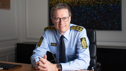 Rigspolitichef Thorkild Fogde. (Foto: Rigspolitiet)