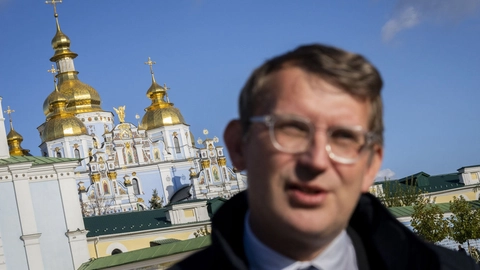 Siden Jakob Ellemann-Jensen gik af som formand, har Troels Lund Poulsen været i Kyiv i Ukraine.