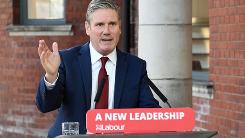 Labour har for alvor fået vind i sejlene, efter at Keir Starmer overtog posten som partileder fra den udskældte Jeremy Corbyn. (Arkivfoto).