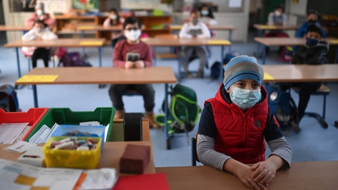 Størstedelen af Tysklands skolebørn er mandag vendt tilbage til klasseværelserne (Arkivfoto)