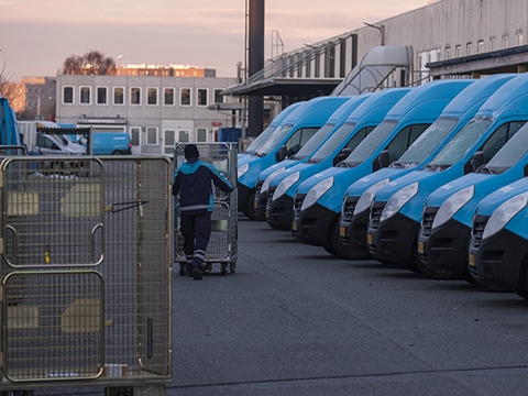 Pressefoto fra PostNord taget af Henrik Petit