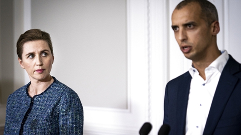 Statsminister Mette Frederiksen og udlændinge- og integrationsminister Mattias Tesfaye er de to mest populære ministre i den socialdemokratiske regering. (Foto: Niels Christian Vilmann/Ritzau Scanpix)