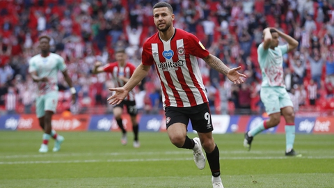 Emiliano Marcondes kom på måltavlen, da danskerklubben Brentford lørdag spillede sig op i Premier League.