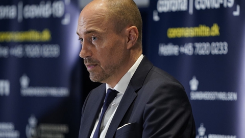 Sundhedsminister Magnus Heunicke (S) har tirsdag på et pressemøde oplyst om de seneste smittetal.