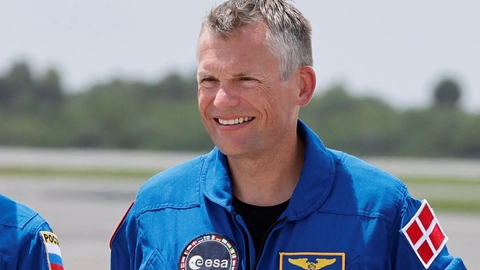 Den danske astronaut Andreas Mogensen har siden 27. august befundet sig på ISS. Andreas Mogensen skal efter planen vende tilbage til Jorden i februar 2024. (Arkivfoto).