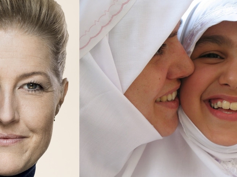 Folketingets pressefoto af De Radikales formand, Sofie Carsten Nielsen 