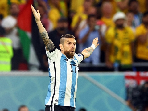 Papu Gomez er noteret for 17 kampe for det argentinske landshold og var på banen i to kampe på vejen mod VM-titlen sidste efterår. (Arkivfoto).