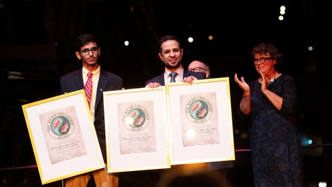Abdullah al-Hamid og to kolleger modtog i 2018 den alternative nobelpris, Right Livelihood Award, i Stockholm. Han modtog prisen in absentia, fordi han afsonede 11 års fængsel i Saudi-Arabien. Familiemedlemmer mødte op på vegne af de saudiske aktivister.