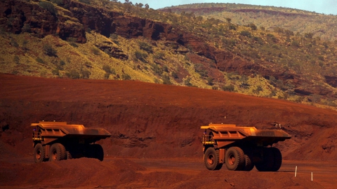 Den australske kulindustri er enorm og en afgørende del af landets økonomi. Her fra en jernmine i The Valley of the Kings syd for byen Port Hedland i den vestlige delstat Western Australia. (Arkivfoto.)