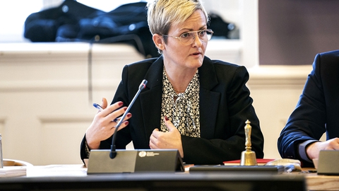 Den seneste tid har børne- og undervisningsminister Pernille Rosenkrantz-Theil forhandlet med Folketingets partier om de nationale test. (Foto: Ida Guldbæk Arentsen/Ritzau Scanpix)