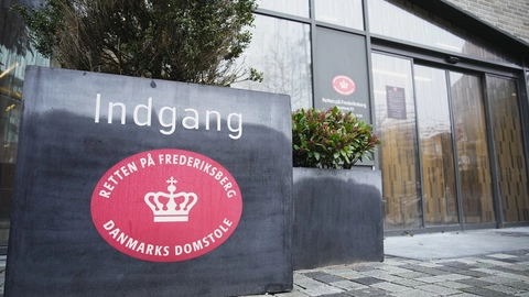 Der er torsdag grundlovsforhør i Retten på Frederiksberg efter anholdelser i en sag om smugling af hash. (Arkivfoto).