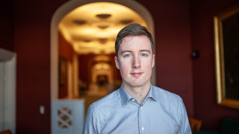 Jacob Mark fra Socialistisk Folkeparti på Christiansborg. (Foto: William Vest-Lillesøe/Wikimedia Commons)