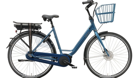 Københavns Politi efterlyser en blå elcykel som denne af mærket Batavus.