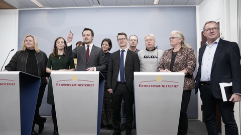 Et bredt flertal i Folketinget er blevet enige om en aftale, der skal begrænse handlen af lattergas.