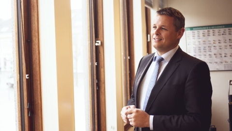 Herning Kommunes pressefoto af fratrådt borgmester Lars Krarup