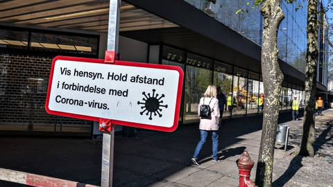 Færre og færre personer i Danmark oplever, at de har en række symptomer, som forbindes med coronavirus. Det viser de første resultater af Statens Serum Instituts Covidmeter. (Arkivfoto).