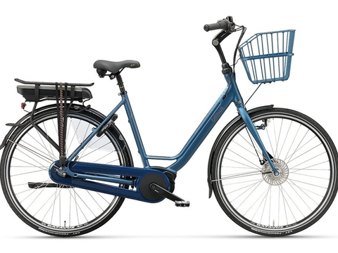 Københavns Politi efterlyser en blå elcykel som denne af mærket Batavus.