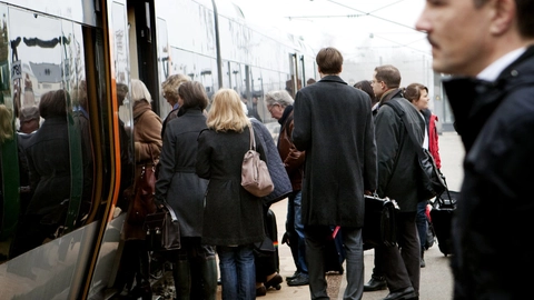 Flere tog i den vestlige del af landet indstilles tidligere end planlagt, oplyser Banedanmark. (Arkivfoto).